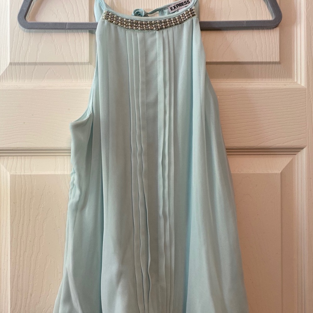 Express Pearl and Rhinestone Top - NWOT